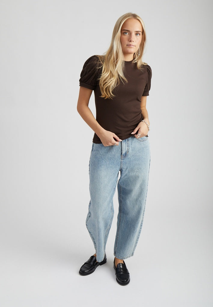 Peppercorn PCJohanna GRS T-shirt T-Shirt 3960 Java Brown