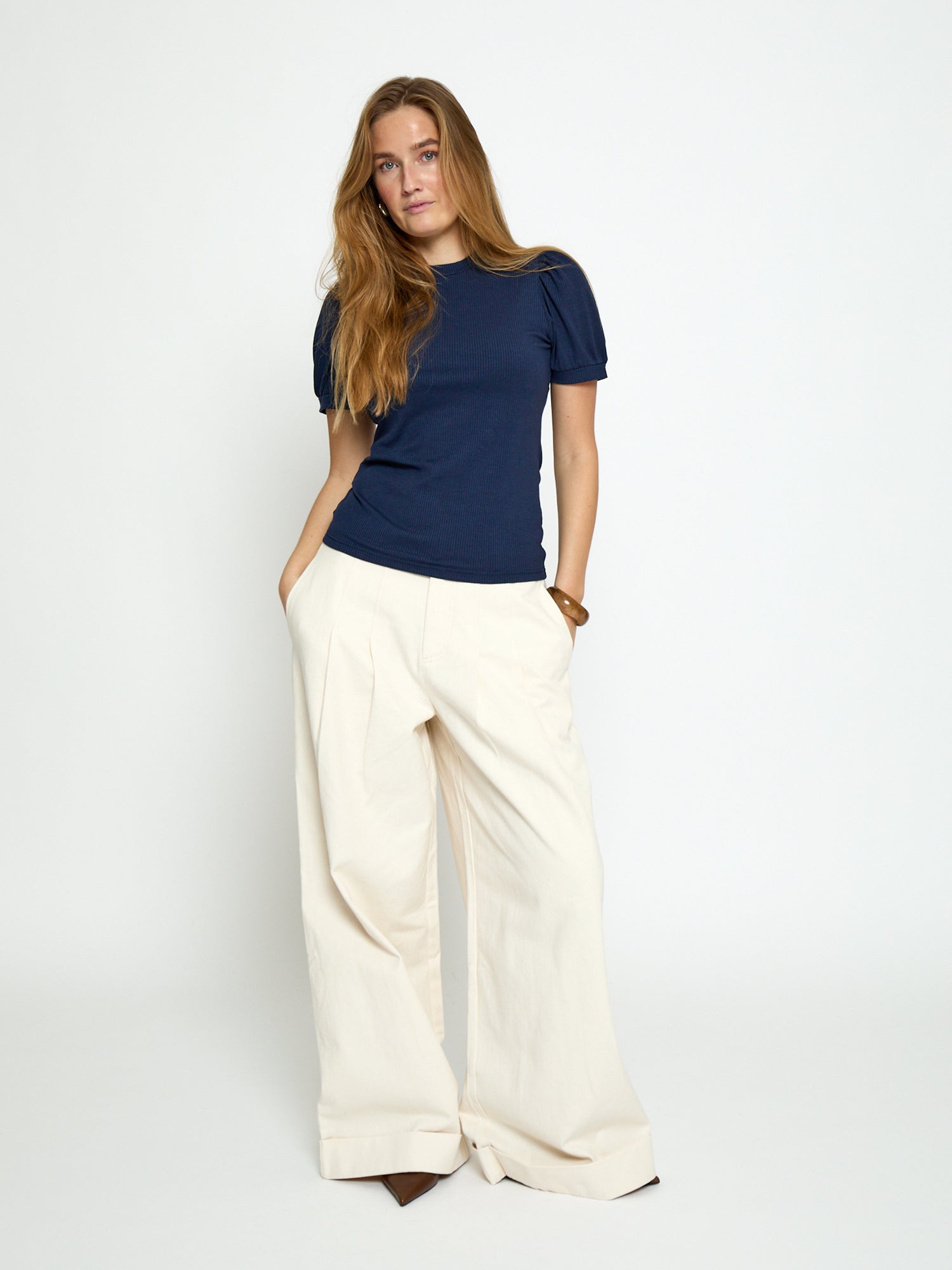 Peppercorn PCJohanna GRS T-shirt T-Shirt 5270 Dark Navy