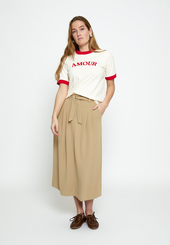 Peppercorn PCJonne Skirt Skirt 326 Incense Beige