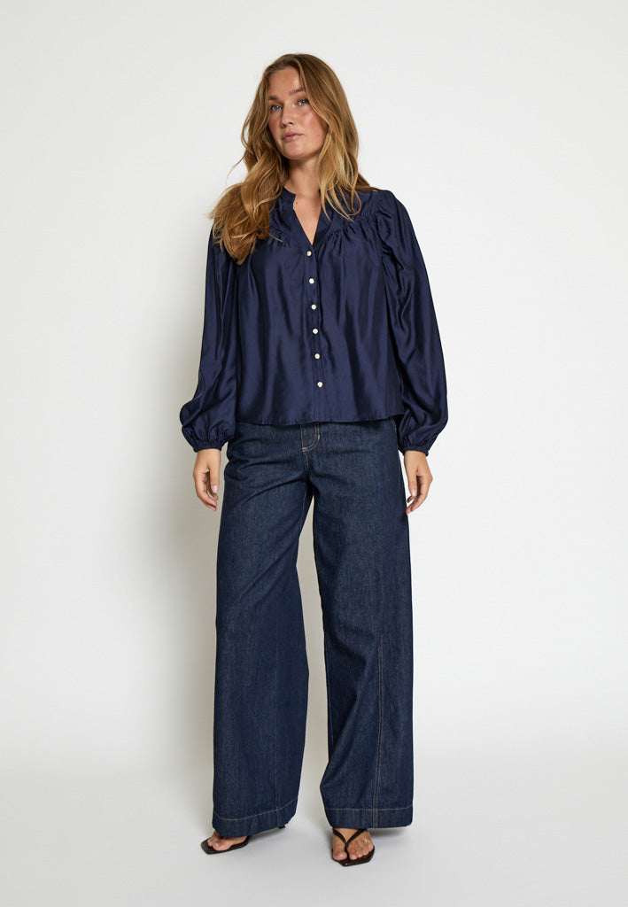Peppercorn PCJuliana Denim Pant Pant 9610 Mid Blue Denim
