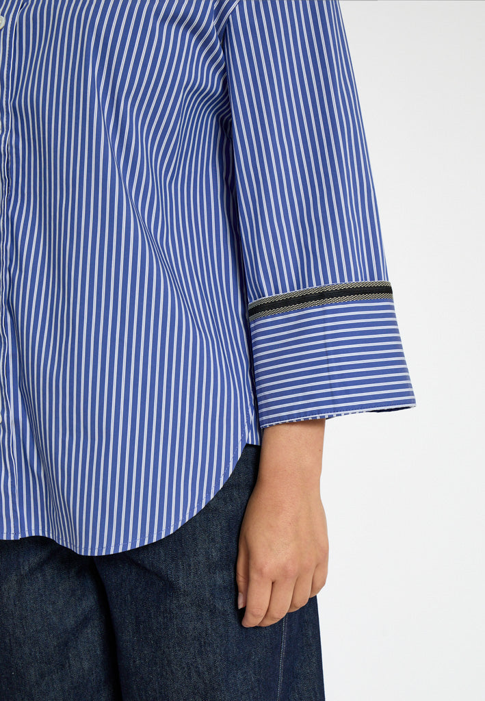 Peppercorn PCJunie Shirt Shirt 1037S Ensign Blue Stripe