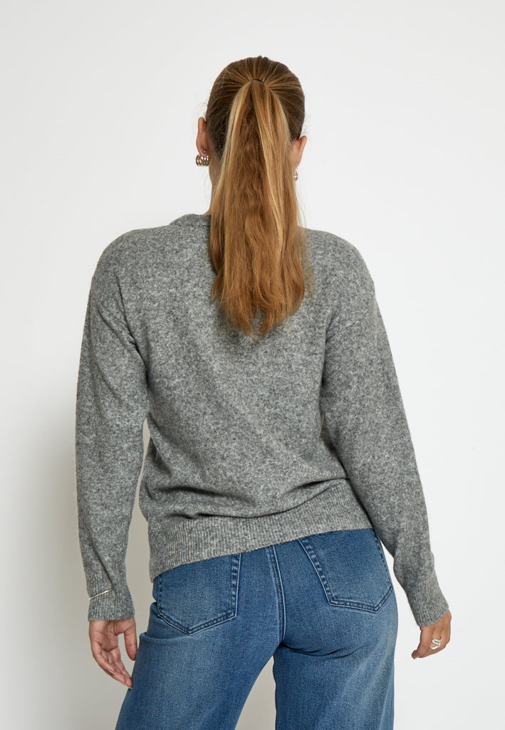 Peppercorn PCKATE PULLOVER Pullover 126M Steel Grey Melange