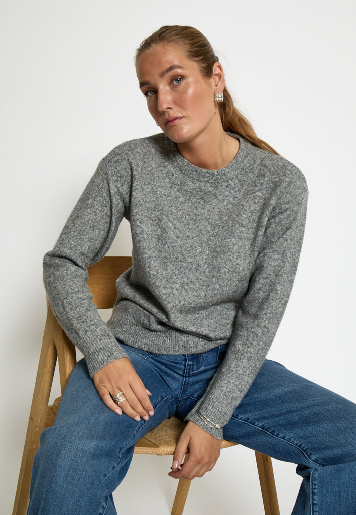 Peppercorn PCKATE PULLOVER Pullover 126M Steel Grey Melange