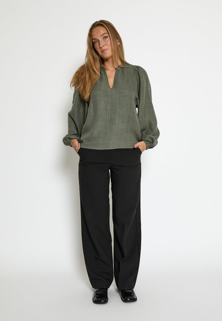 Peppercorn PCKaitlyn Blouse Blouse 3627M Grape Leaf melange