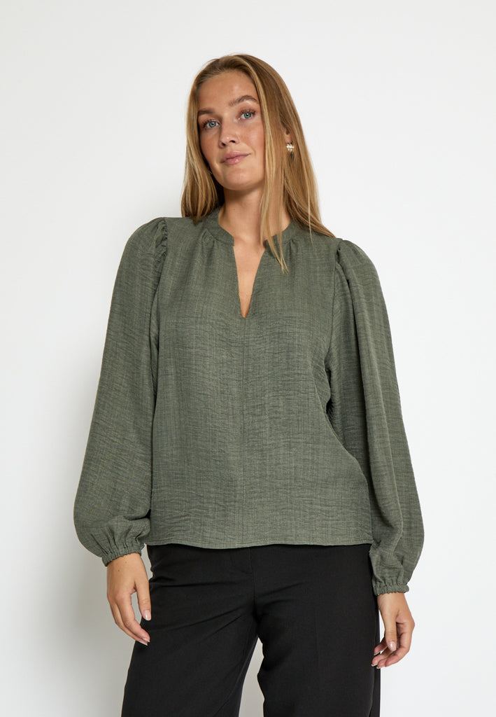 Peppercorn PCKaitlyn Blouse Blouse 3627M Grape Leaf melange