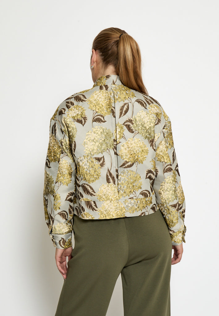 Peppercorn PCKaiza Jacket Jacket 2206J Fog Sand Jacquard