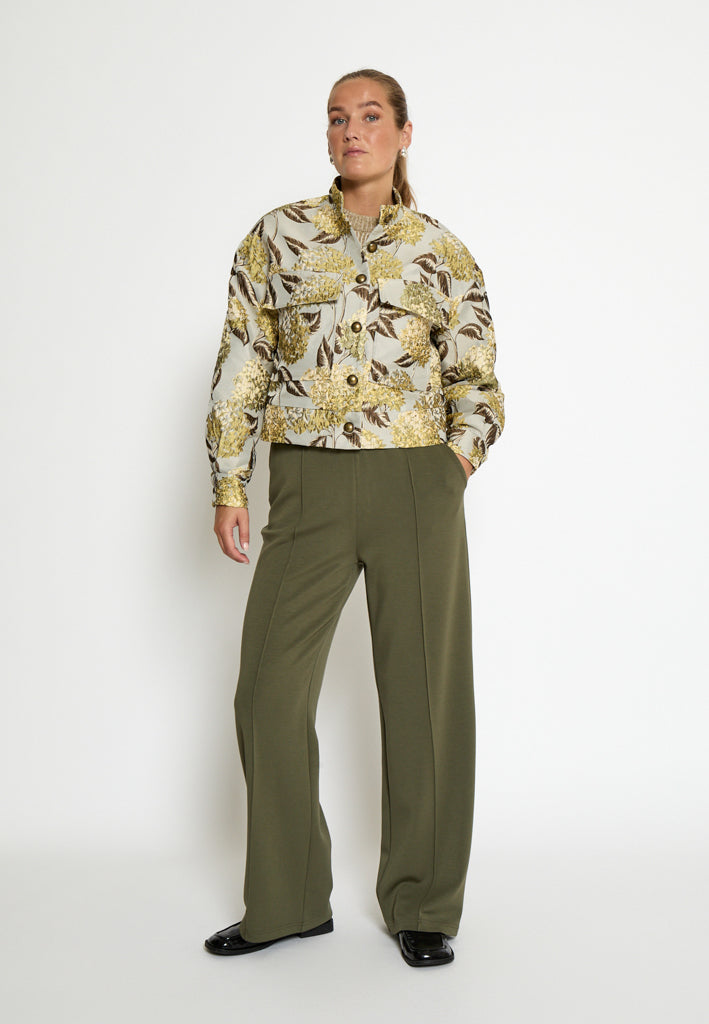 Peppercorn PCKaiza Jacket Jacket 2206J Fog Sand Jacquard