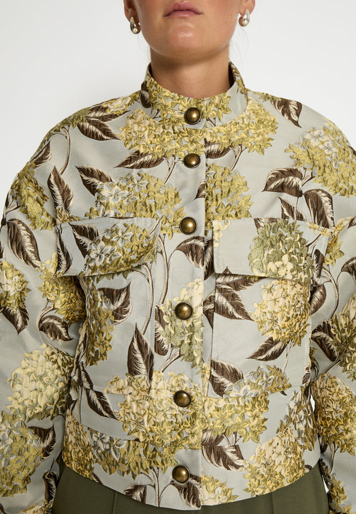 Peppercorn PCKaiza Jacket Jacket 2206J Fog Sand Jacquard