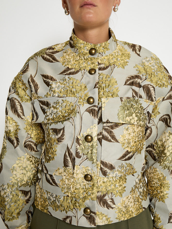 Peppercorn PCKaiza Jacket Jacket 2206J Fog Sand Jacquard