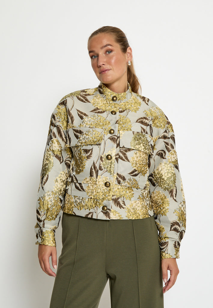 Peppercorn PCKaiza Jacket Jacket 2206J Fog Sand Jacquard