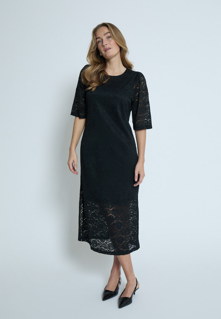 Peppercorn PCKaroline Lace Dress Dress 9000 Black