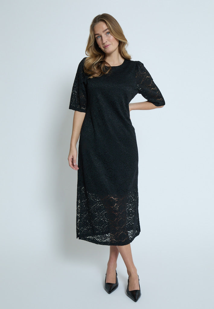 Peppercorn PCKaroline Lace Dress Dress 9000 Black