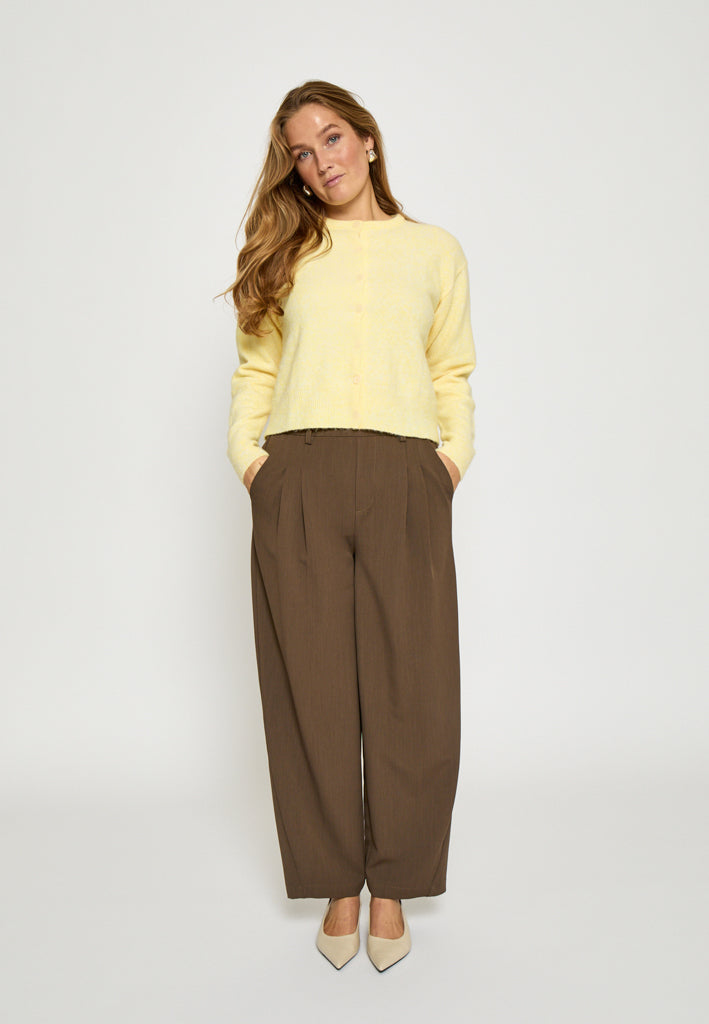 Peppercorn PCKate Cardigan Cardigans 1006M French Vanilla Mel.