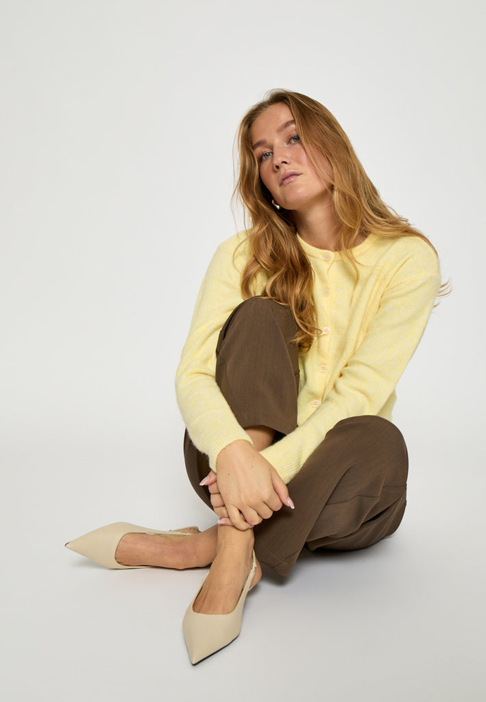 Peppercorn PCKate Cardigan Cardigans 1006M French Vanilla Mel.