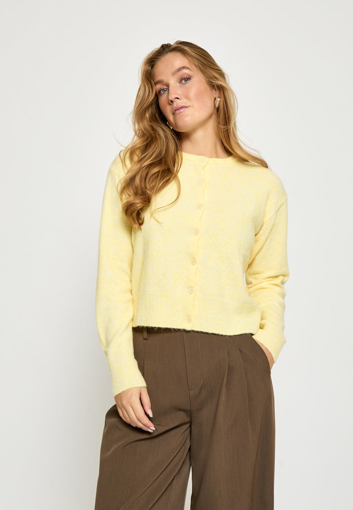 Peppercorn PCKate Cardigan Cardigans 1006M French Vanilla Mel.