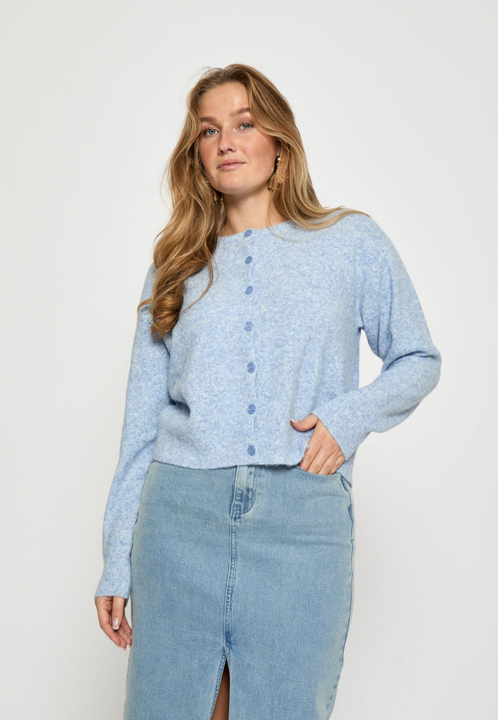 Peppercorn PCKate Cardigan Cardigans 7015M Hydrangea Melange