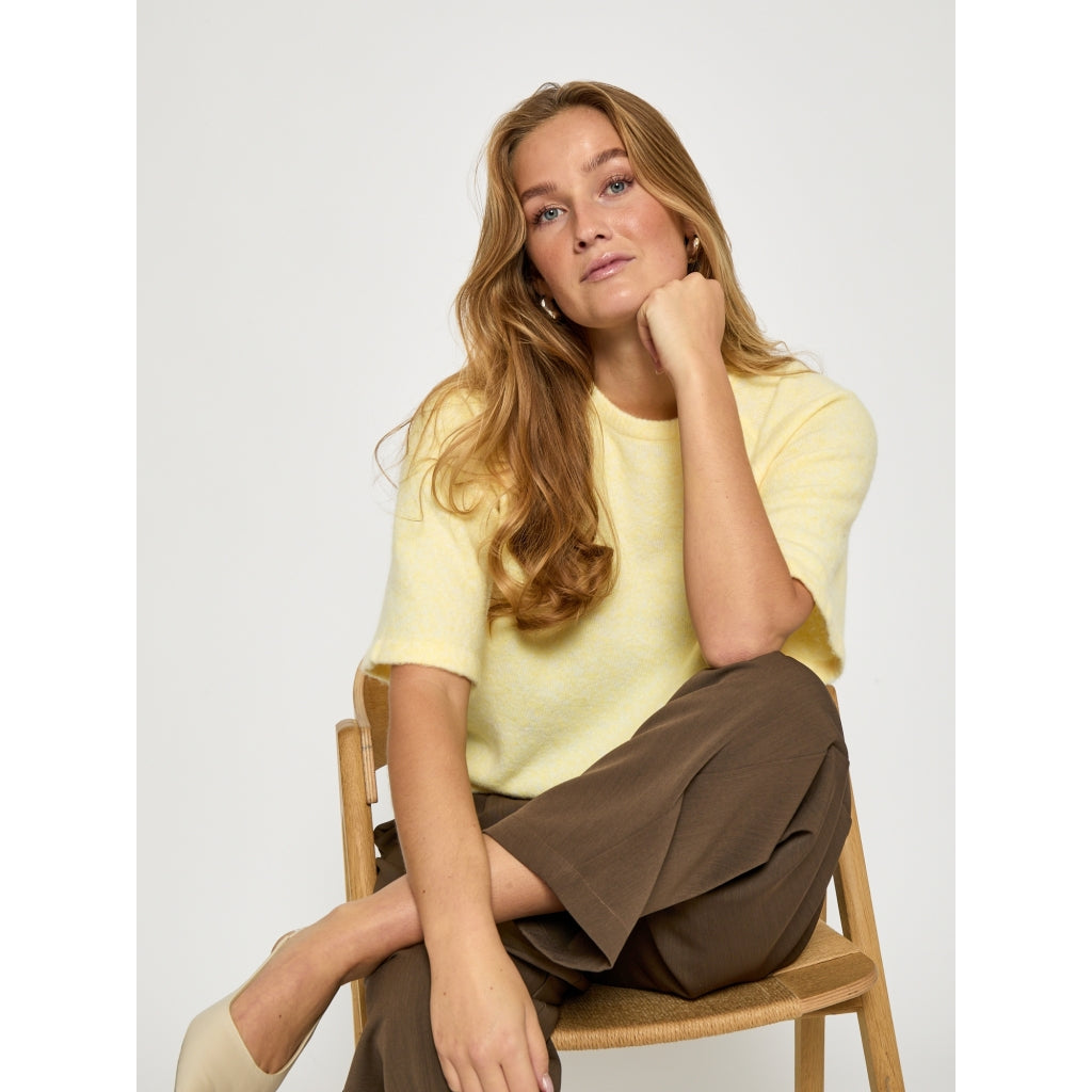 Peppercorn PCKate Knit Blouse Blouse 1006M French Vanilla Mel.