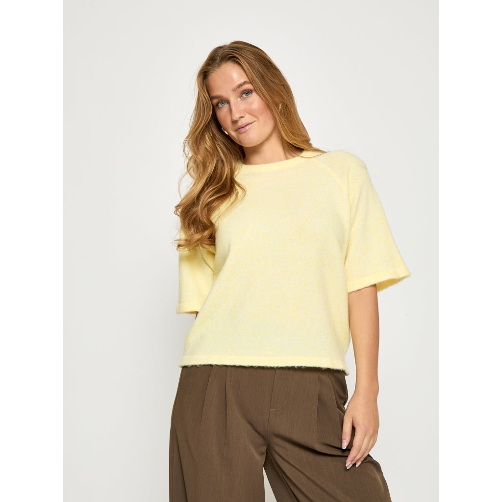 Peppercorn PCKate Knit Blouse Blouse 1006M French Vanilla Mel.