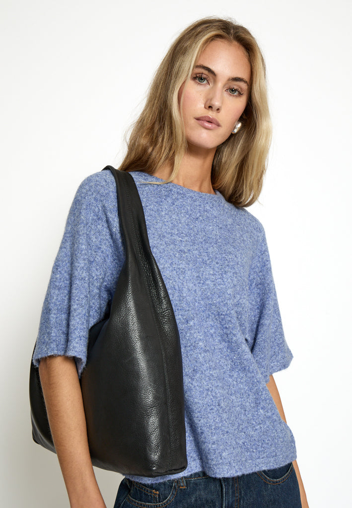 Peppercorn PCKate Knit Blouse Blouse 1037M Ensign Blue Melange