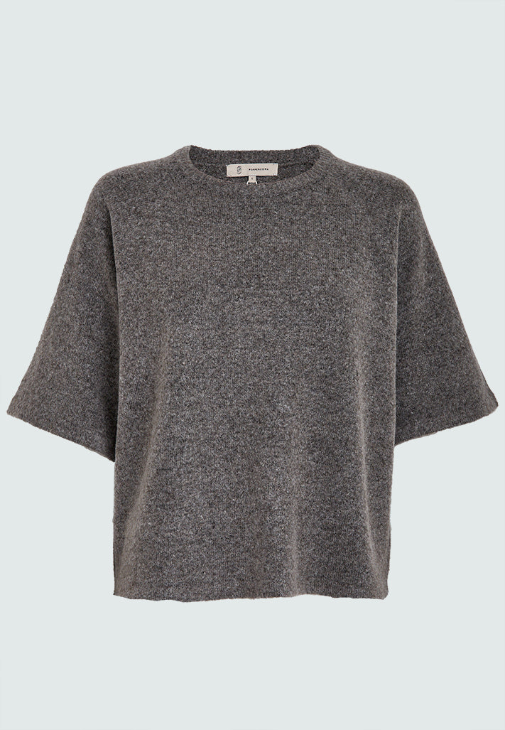 Peppercorn PCKate Knit Blouse Blouse 364M Walnut Melange