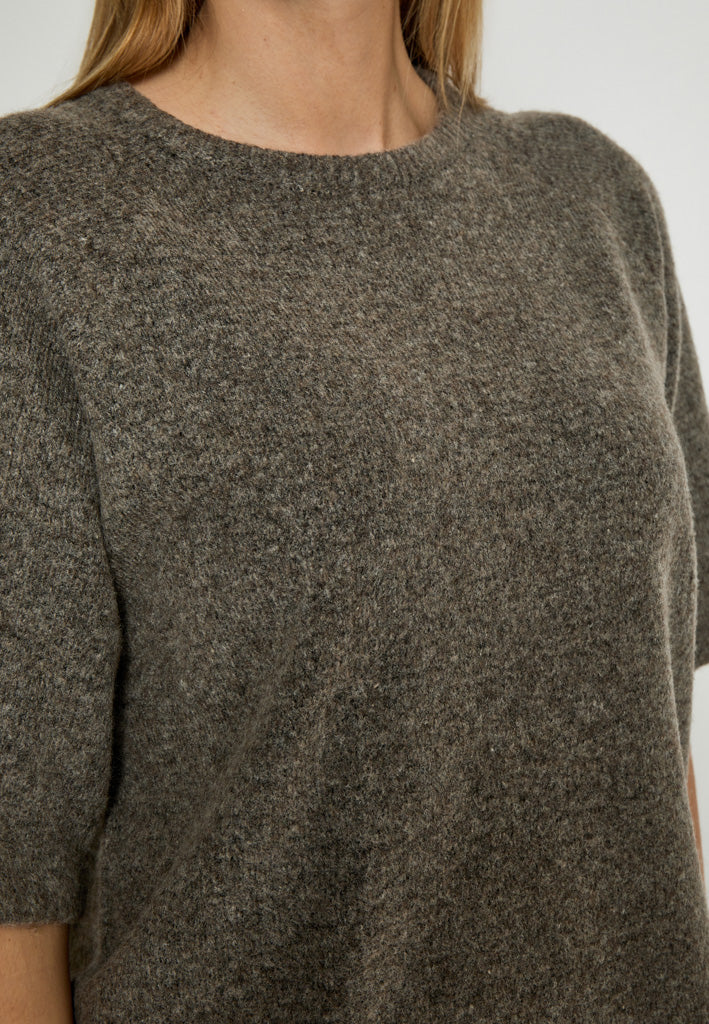 Peppercorn PCKate Knit Blouse Blouse 364M Walnut Melange