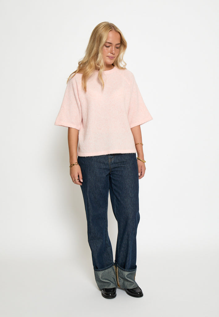 Peppercorn PCKate Knit Blouse Blouse 4030M Pearl Blush Melange