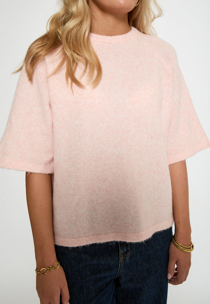 Peppercorn PCKate Knit Blouse Blouse 4030M Pearl Blush Melange