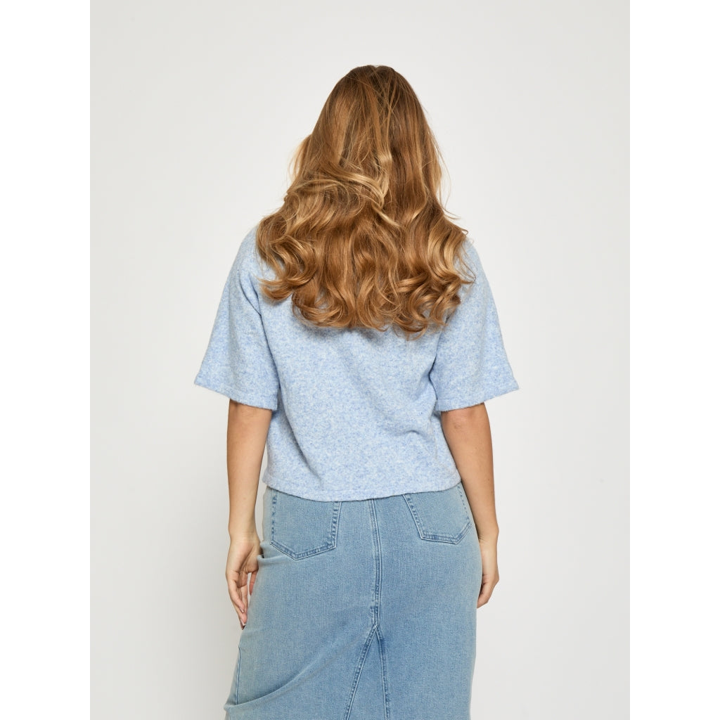 Peppercorn PCKate Knit Blouse Blouse 7015M Hydrangea Melange