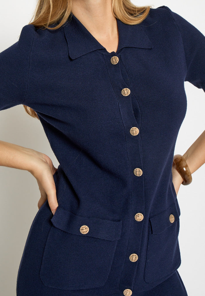 Peppercorn PCKaylee Knit Dress Dress 5270 Black Iris