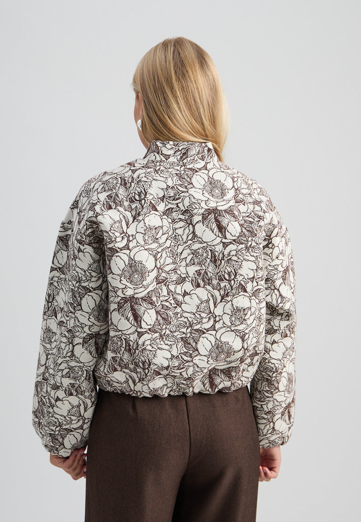Peppercorn PCKhloé jacket Jacket 3960J Java Brown Jacquard