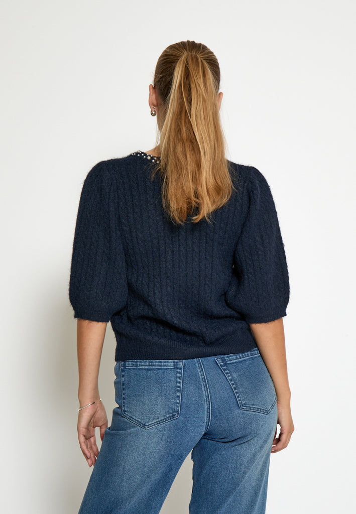 Peppercorn PCKira Knit Blouse Blouse 5270 Black Iris