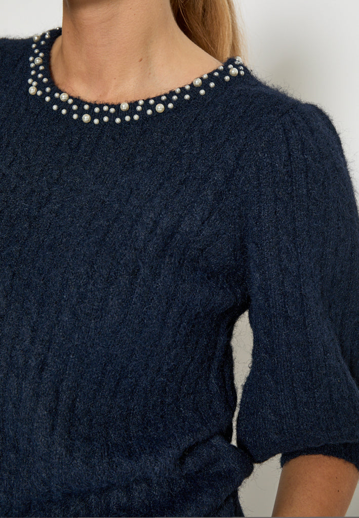 Peppercorn PCKira Knit Blouse Blouse 5270 Black Iris