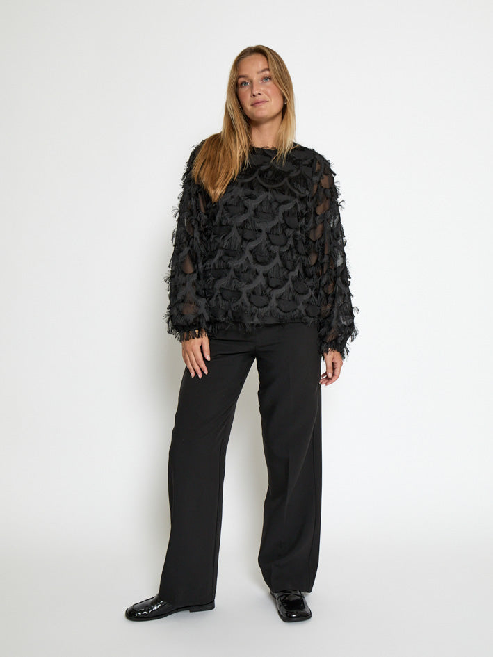 Peppercorn PCKylin Long Sleeve Blouse Blouse 9000 Black