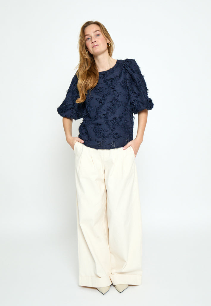 Peppercorn PCKylin Structure Blouse Blouse 2994 Sky Captain