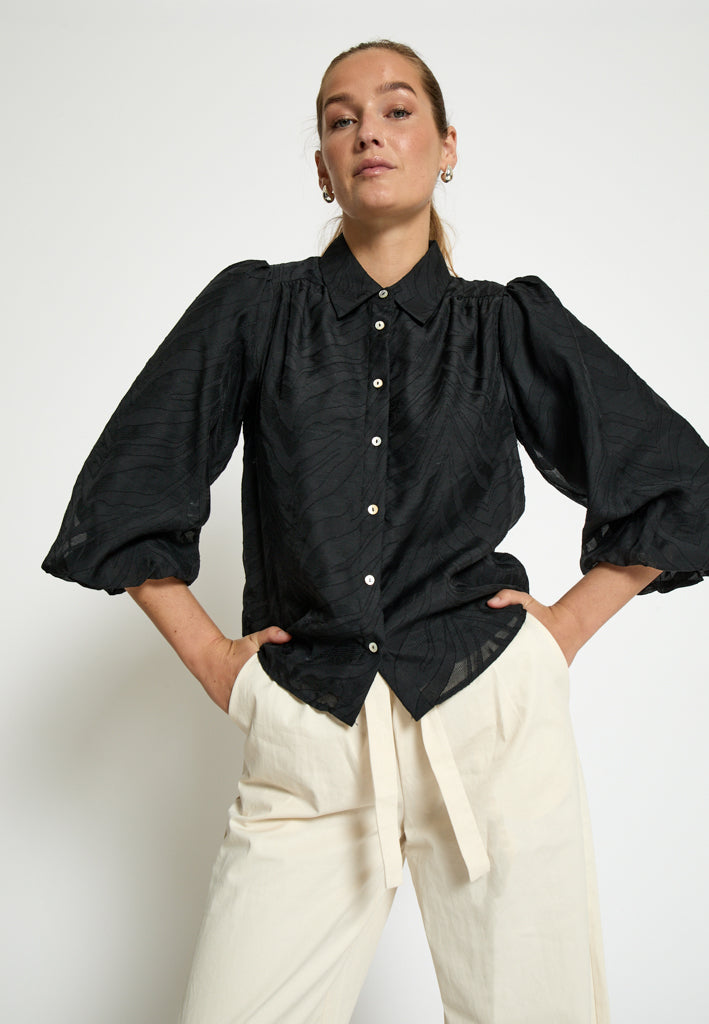 Peppercorn PCKyra Shirt Shirt 9000 Black