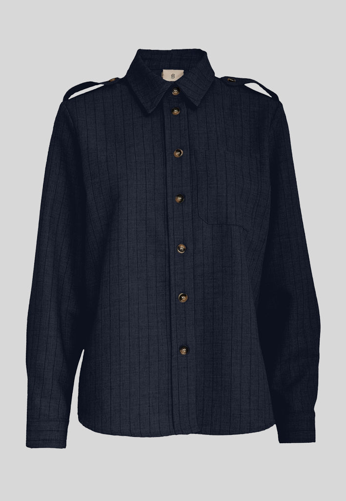 Peppercorn PCLainey Shirt Shirt 9000S Black Stripe