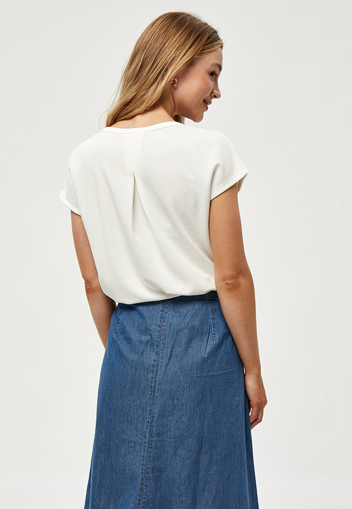 Peppercorn PCLana V T-Shirt T-Shirt 0265 Sandshell