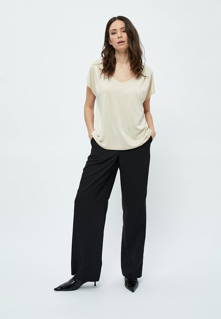 Peppercorn PCLana V T-Shirt T-Shirt 0265 Sandshell