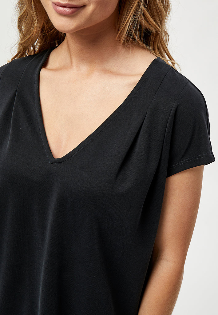 Peppercorn PCLana V T-Shirt T-Shirt 9000 Black