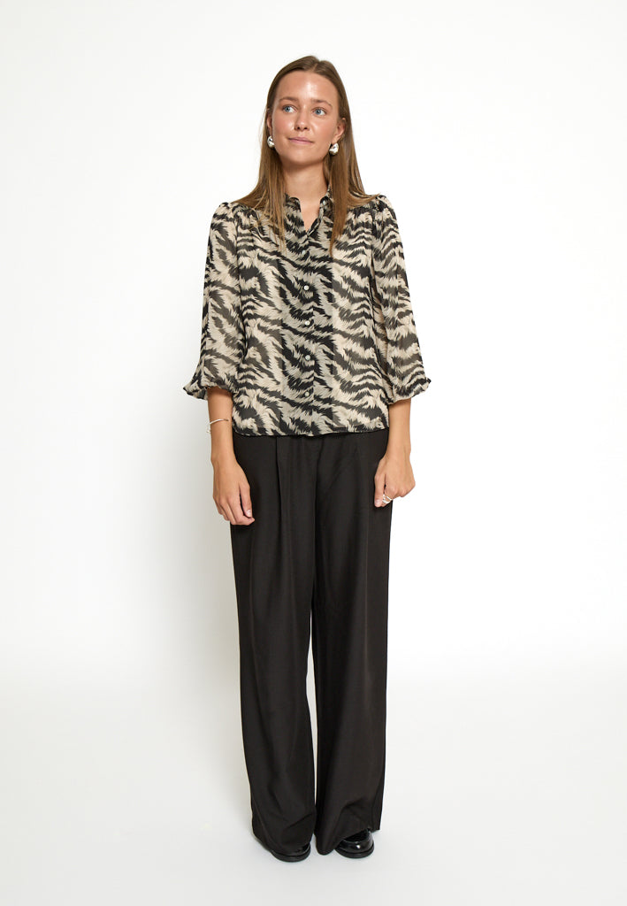 Peppercorn PCLima Shirt Shirt 2206P Fog Sand Print