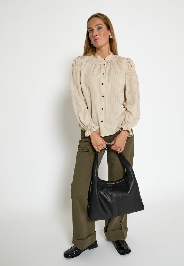 Peppercorn PCLina Shirt Shirt 2206S Fog Sand Stripe