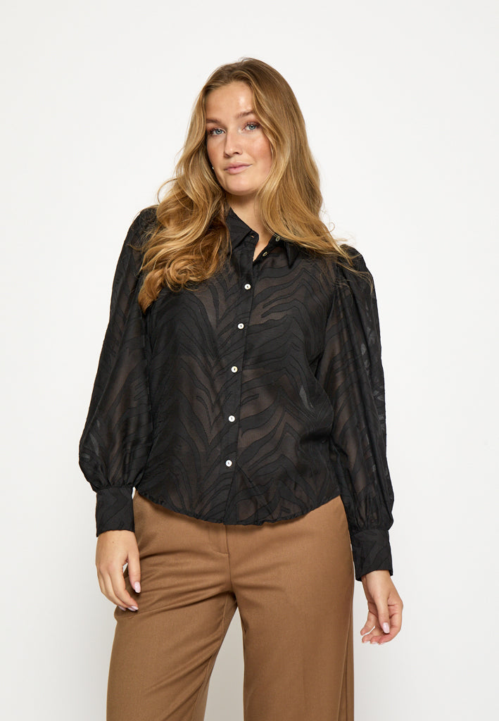 Peppercorn PCLinda Shirt Shirt 9000 Black