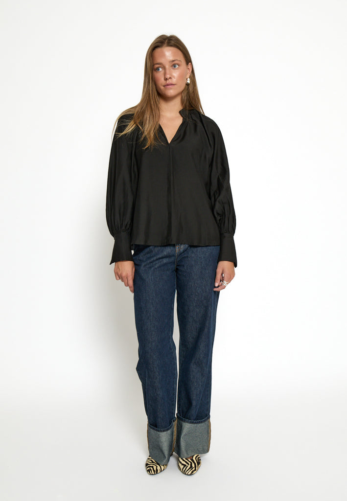 Peppercorn PCLindsey Blouse Blouse 9000 Black