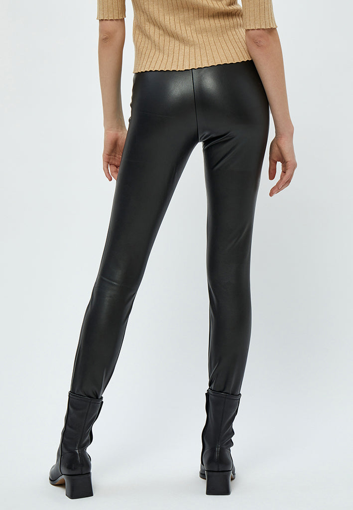 Peppercorn PCLinette PU Leggings Leggings 9000 Black