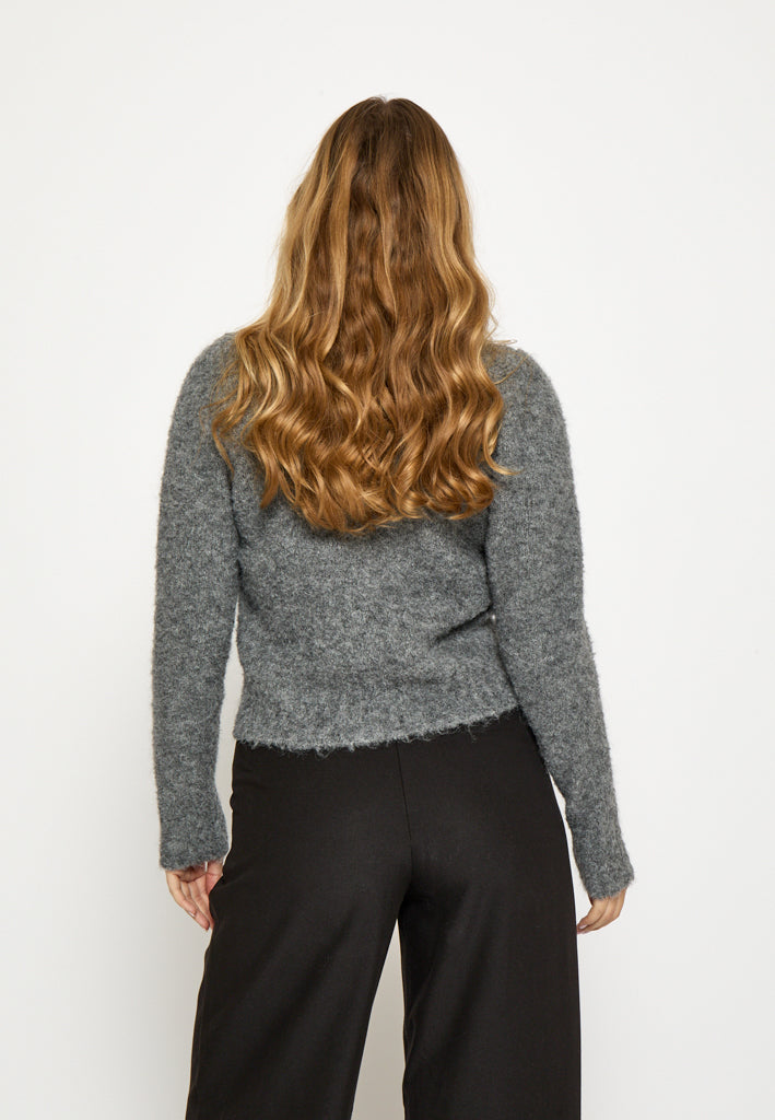 Peppercorn PCLiss GRS RWS Cardigan Cardigans 126M Steel Grey Melange