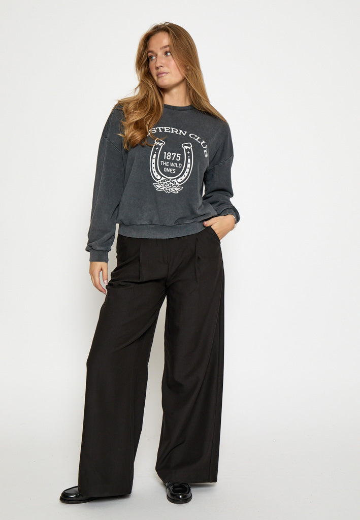 Peppercorn PCLiv Sweatshirt Sweatshirt 129 Dark Grey