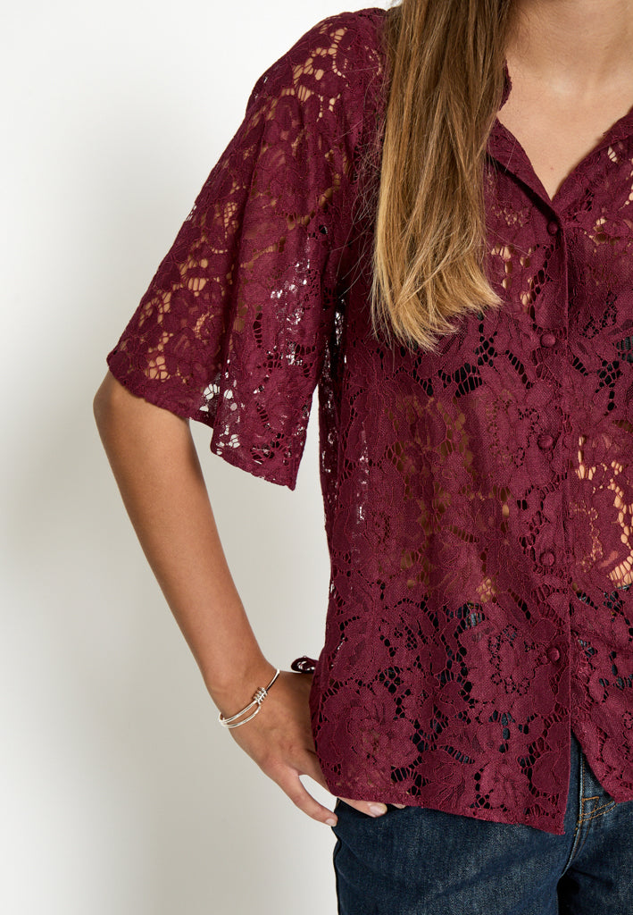 Peppercorn PCLola Shirt Shirt 0905 Tawny Port