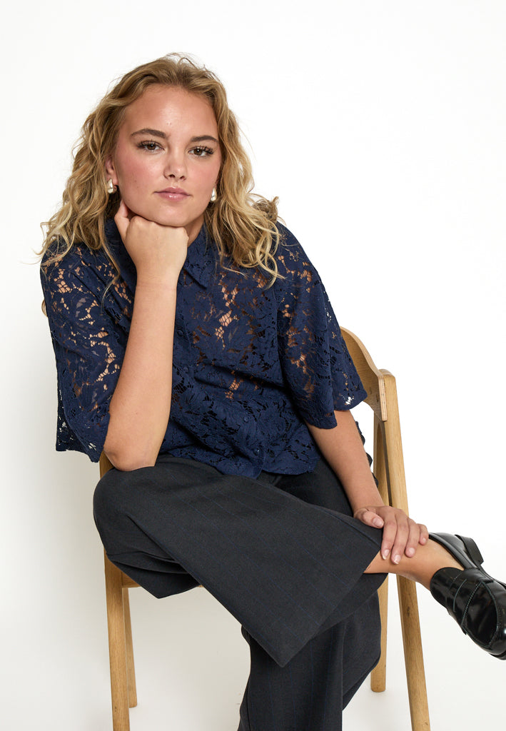 Peppercorn PCLola Shirt Shirt 1037 Ensign Blue