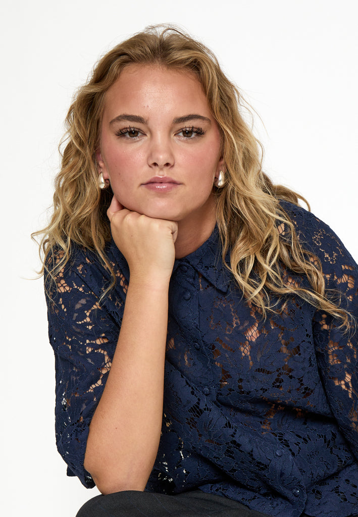 Peppercorn PCLola Shirt Shirt 1037 Ensign Blue