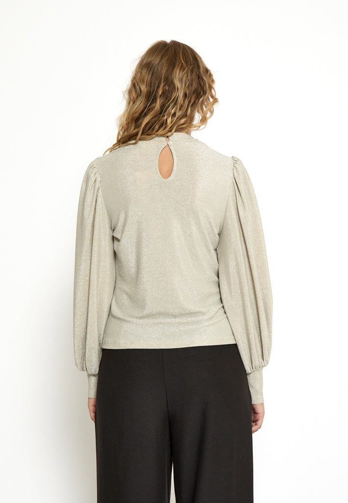 Peppercorn PCLucina Blouse Blouse 2206 Fog Sand Metal